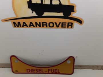 502951 Land Rover Diesel Badge for Fuel Cap.